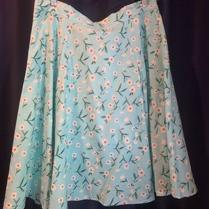 Vintage inspired circle skirt